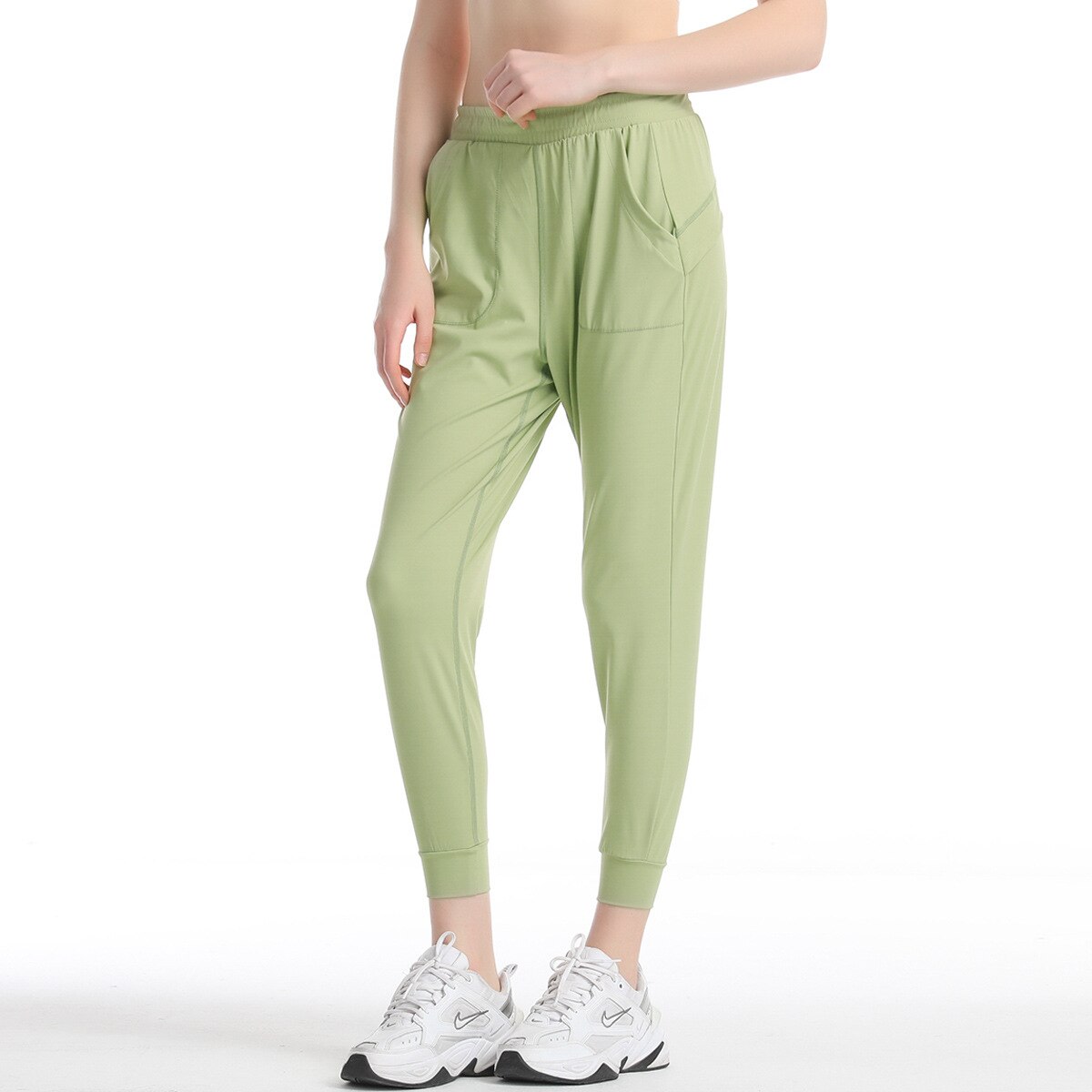 Women's High Waist Yoga Pants - Blue Force Sports