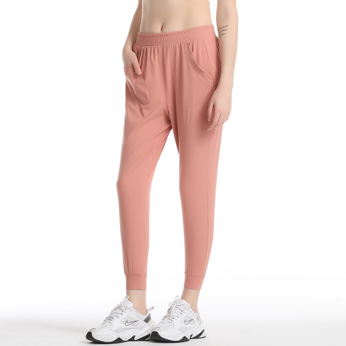 Women's High Waist Yoga Pants - Blue Force Sports