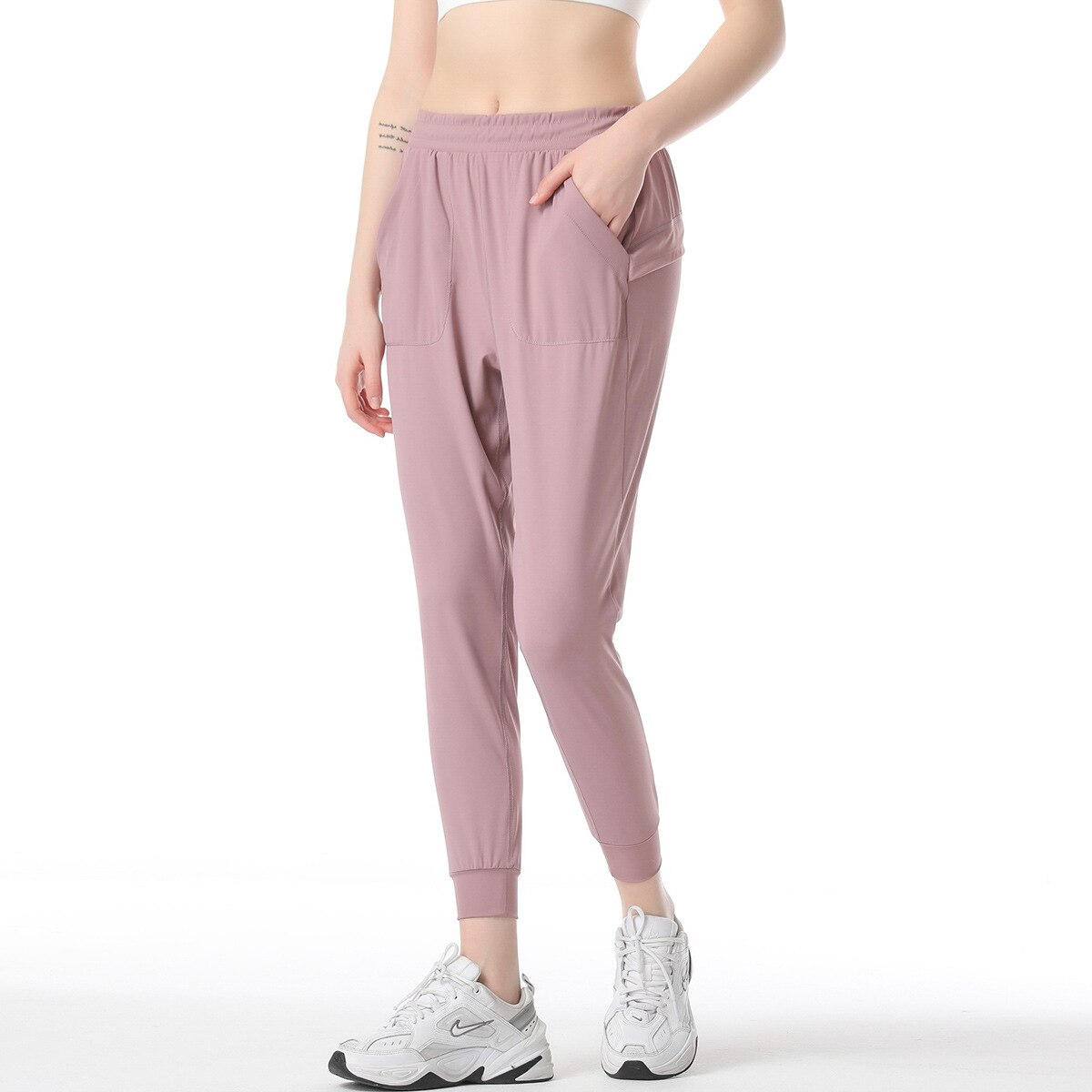Women's High Waist Yoga Pants - Blue Force Sports