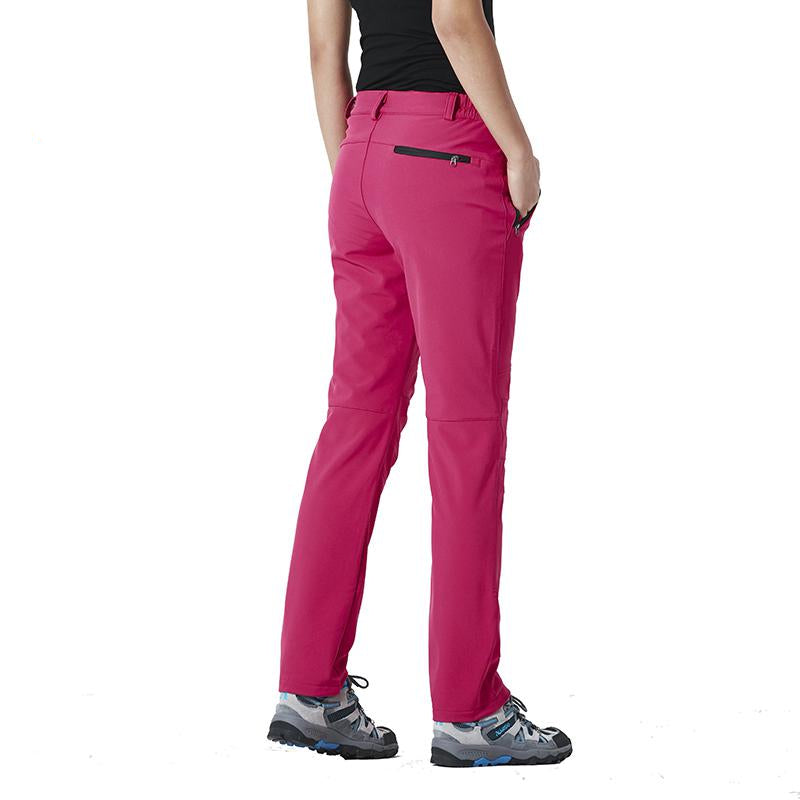 Windproof Softshell Woman's Hiking Pants - Blue Force Sports
