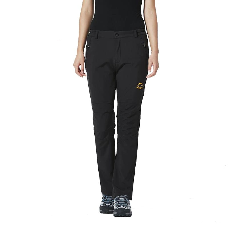Windproof Softshell Woman's Hiking Pants - Blue Force Sports