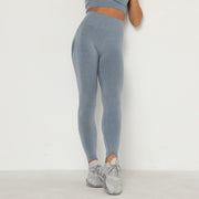 Women's Push Up High Waist Fitness Leggings - Blue Force Sports