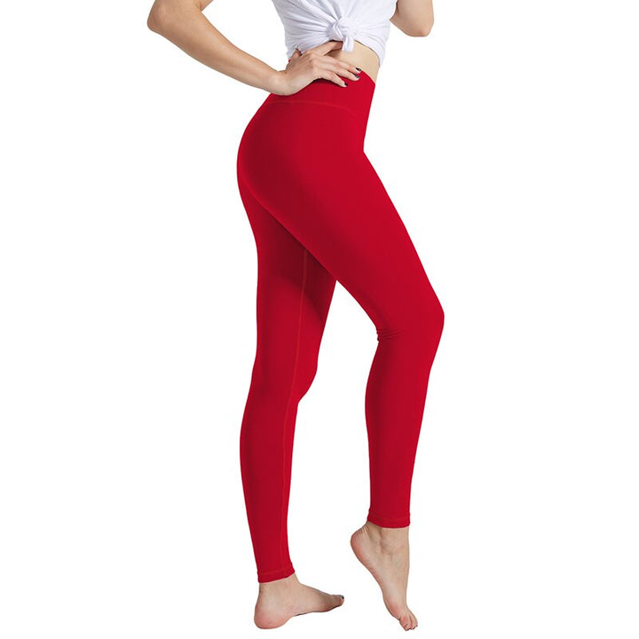 Women's High Waist Seam Leggings - Blue Force Sports