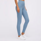 Women's High Waist Seam Leggings - Blue Force Sports