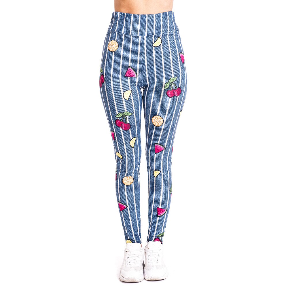 Women's Blue Tones Yoga Leggings - Blue Force Sports