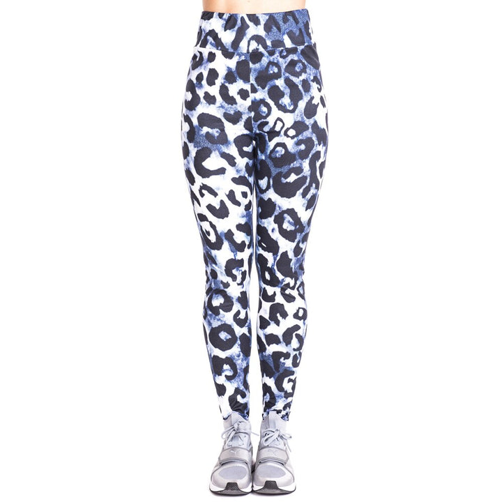 Women's Blue Tones Yoga Leggings - Blue Force Sports