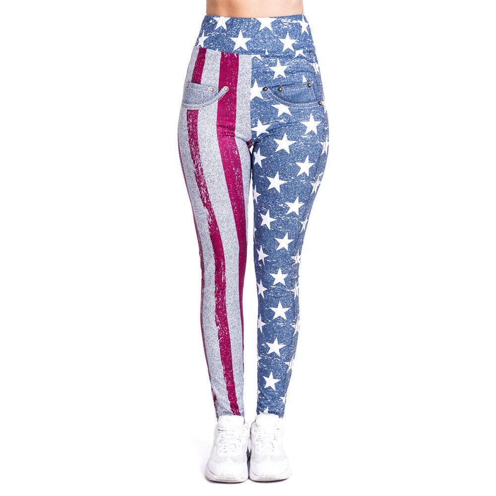 Women's Blue Tones Yoga Leggings - Blue Force Sports