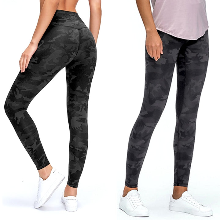 Camouflaged Leggings for Women - Blue Force Sports