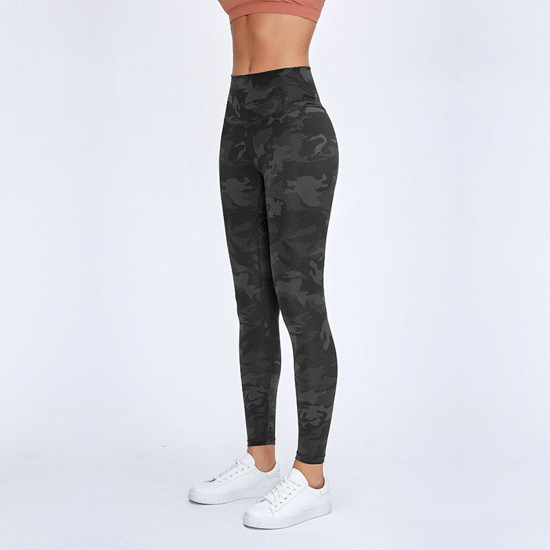 Camouflaged Leggings for Women - Blue Force Sports