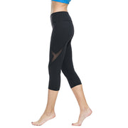Workout Women's Cropped Leggings - Blue Force Sports