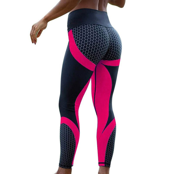 Geometric Leggings for Women - Blue Force Sports