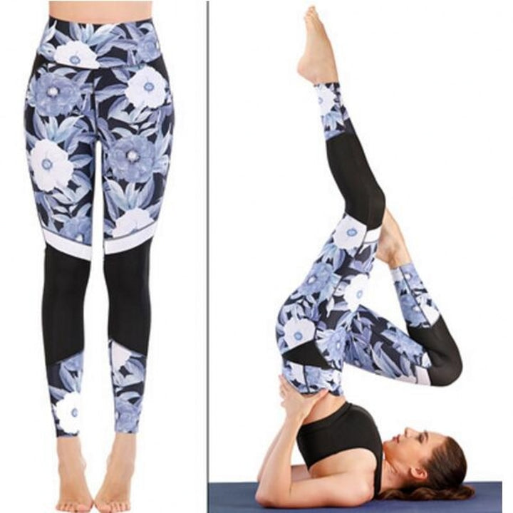 High Elasticity Push Up Leggings - Blue Force Sports