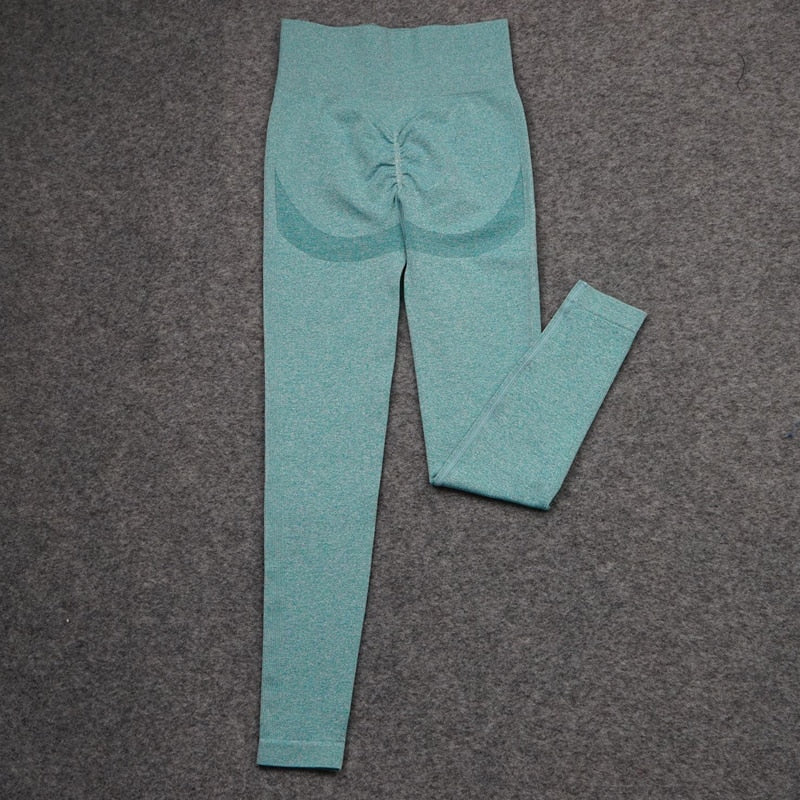 Women's Seamless Yoga Pants for Running - Blue Force Sports