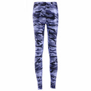 Women's Camouflage Running Leggings - Blue Force Sports