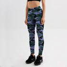 Women's Camouflage Running Leggings - Blue Force Sports