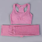 Women's Sport Bra and High Waist Leggings Set - Blue Force Sports