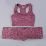Women's Sport Bra and High Waist Leggings Set - Blue Force Sports