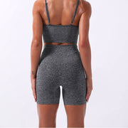 Women's High Waist Seamless Yoga Set - Blue Force Sports