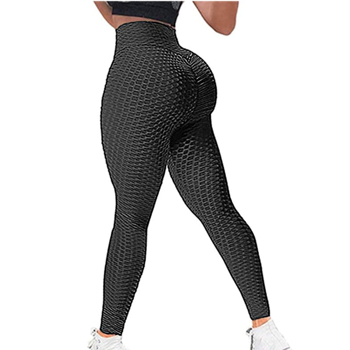 Women's Textured Plus Size Leggings - Blue Force Sports