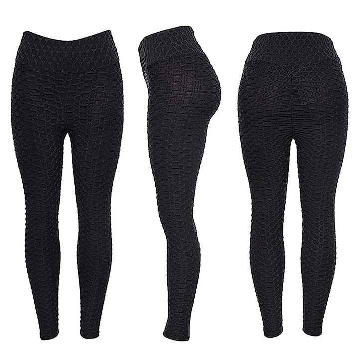 Women's Textured Plus Size Leggings - Blue Force Sports