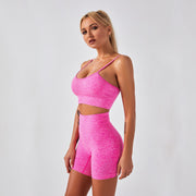Women's High Waist Seamless Yoga Set - Blue Force Sports