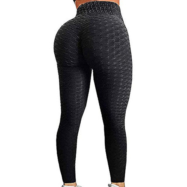 Women's Textured Plus Size Leggings - Blue Force Sports