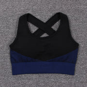 Women's Breathable Sports Crop Top and Leggings Set - Blue Force Sports
