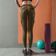 Women's Fitness Leggings with Pocket - Blue Force Sports