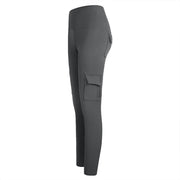 Women's Fitness Leggings with Pocket - Blue Force Sports