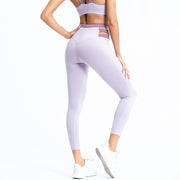 Women's Breathing High Waist Leggings - Blue Force Sports