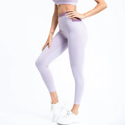 Women's Breathing High Waist Leggings - Blue Force Sports