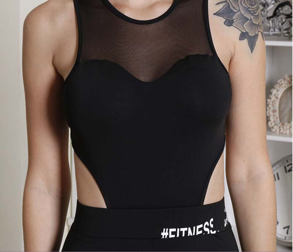 Quick Dry Women's Mesh Bodysuit - Blue Force Sports