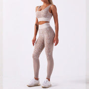 Women's Snake Skin Pattern Fitness Leggings - Blue Force Sports