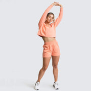 Women's Sports Sweatshirt and Shorts Set - Blue Force Sports