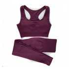 Women's Seamless Sports Bra and Leggings Set - Blue Force Sports