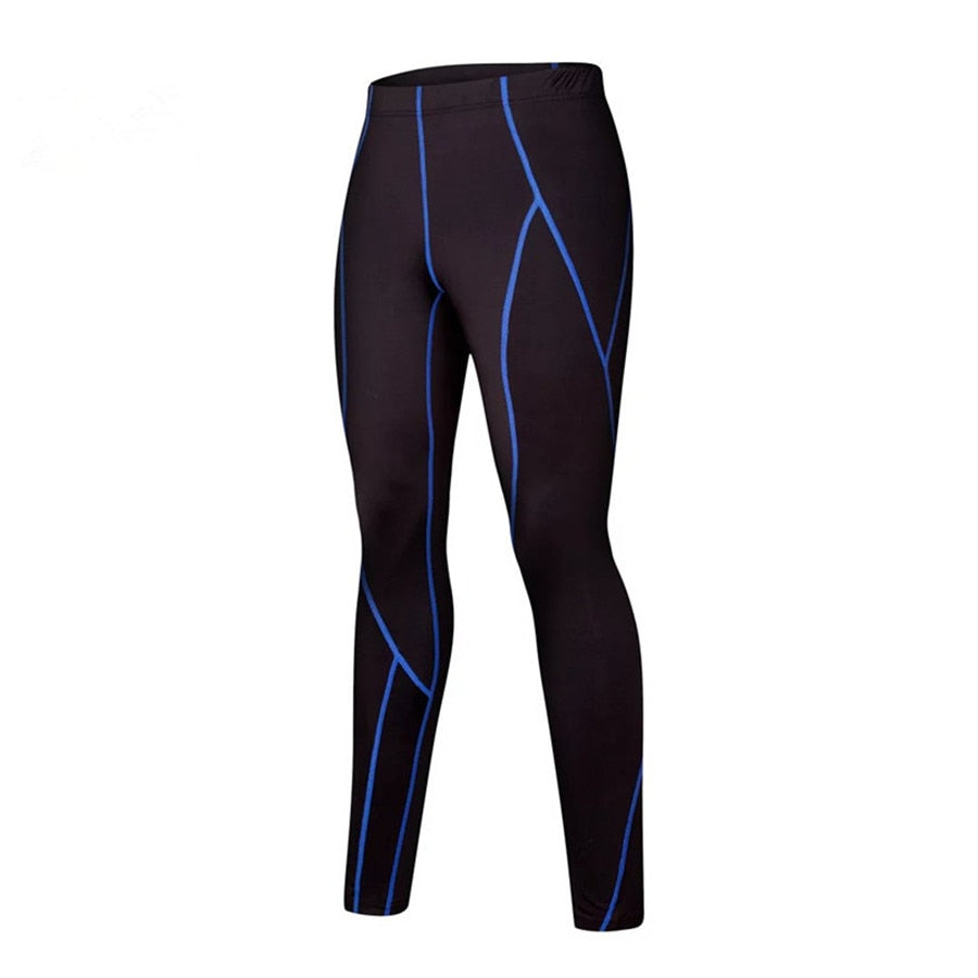 Kids Compression Base Layer Pants - Blue Force Sports
