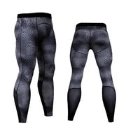 Men's Breathable Compression Leggings - Blue Force Sports