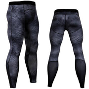 Men's Breathable Compression Leggings - Blue Force Sports