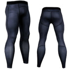 Men's Breathable Compression Leggings - Blue Force Sports
