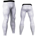 Men's Breathable Compression Leggings - Blue Force Sports