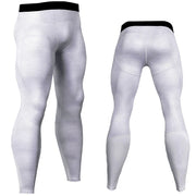 Men's Breathable Compression Leggings - Blue Force Sports