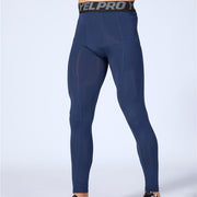 Phone Pocket Elastic Fitness Men's Leggings - Blue Force Sports