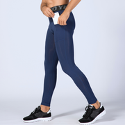 Phone Pocket Elastic Fitness Men's Leggings - Blue Force Sports