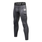 Phone Pocket Elastic Fitness Men's Leggings - Blue Force Sports