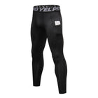 Phone Pocket Elastic Fitness Men's Leggings - Blue Force Sports