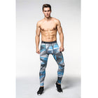 Elastic Compression Pants for Men - Blue Force Sports