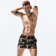 Fashion Summer Quick-Drying Camouflage Men's Beach Shorts - Blue Force Sports