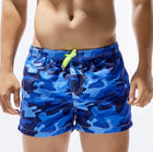 Fashion Summer Quick-Drying Camouflage Men's Beach Shorts - Blue Force Sports