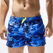 Fashion Summer Quick-Drying Camouflage Men's Beach Shorts - Blue Force Sports