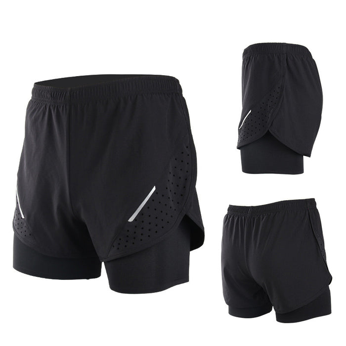Sports Men's 2 in 1 Shorts - Blue Force Sports